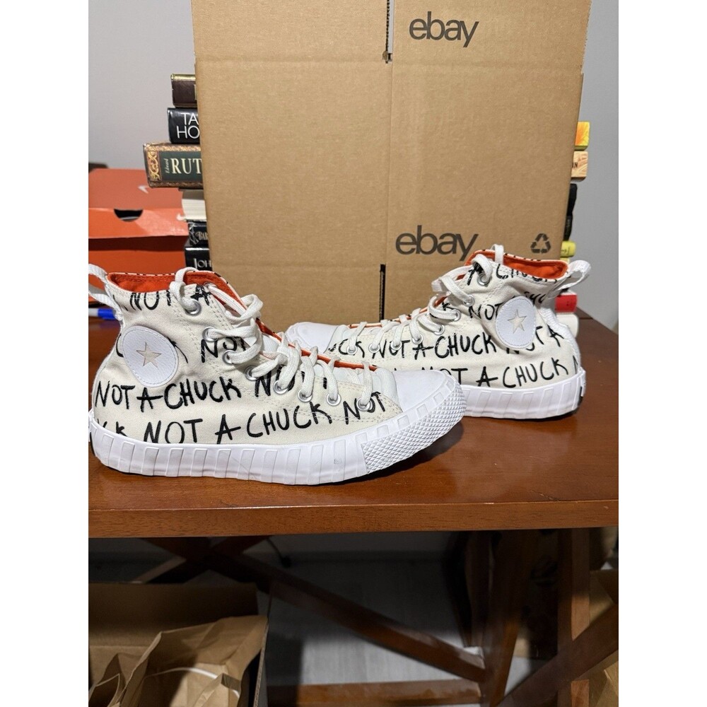 Converse "Not A Chuck" Men's Size 10 Untitl3d Hi Top All Star White/black